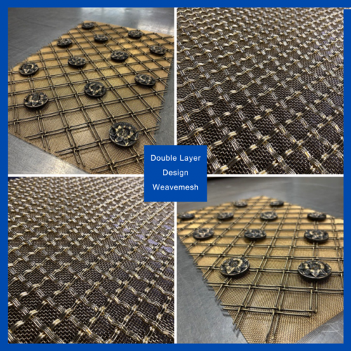 Ferrier Wire + Design Metals Double Layer Weavemesh Ferrier Wire + Design Metals Double Layer Weavemesh